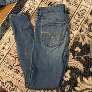 American Eagle Outfitters Blue Skinny Jeans